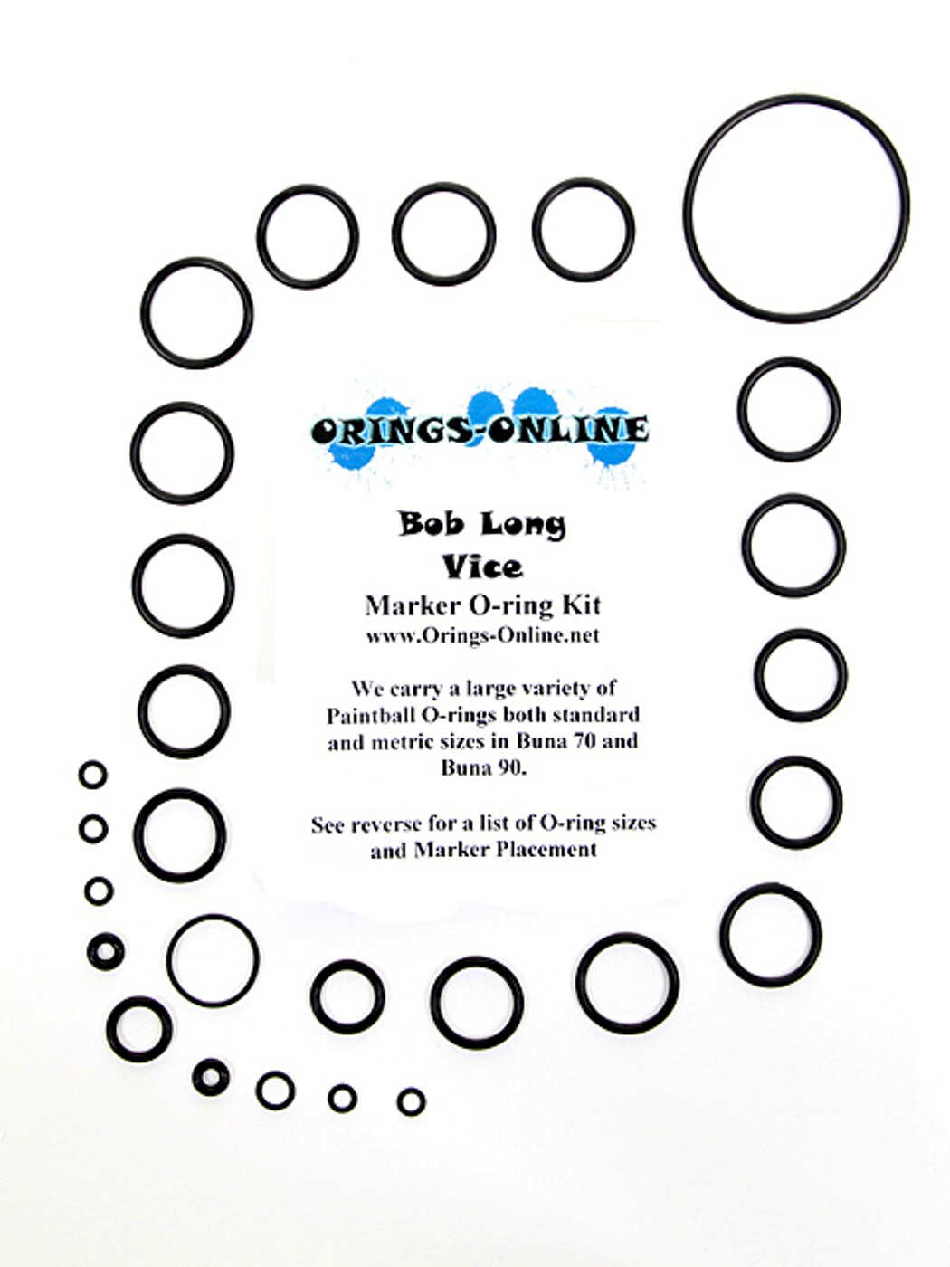 Bob Long Vice Marker O-ring Kit